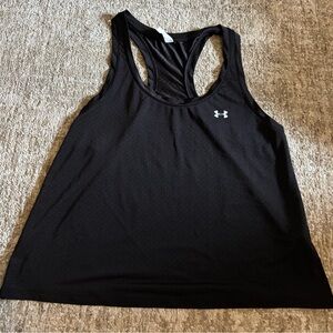 Under Armour Black Tank Top with Racerback Design